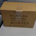 Vinkor Flameless Candles (Black Set of 9)