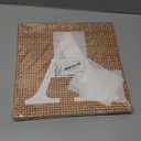 RUBFAC Burlap Print Baby Boxes with Letters for Baby Shower, 4pcs Rustic Farmhouse Style Boho Balloon Boxes with Burlap Grain for Birthday Gender Reveal Decoration Backdrop Photo Props