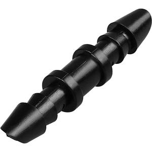 100 Pieces Drip Irrigation 1/4" Barbed Coupling Fittings, Barbed Connectors for 1/4 Inch Irrigation Tubing, Drip Line Coupler for Drip Sprinkler Garden Lawn Systems
