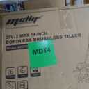 Mellif Cordless Garden Tiller/Cultivator 14.2in Width Compatible with Dewalt 20V Max Battery (Tool Bare, No Battery) Electric Brushless Rotary Tiller w/ 16 Steel Tines for Yard, Soil Digging, Grass