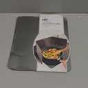 HIC Kitchen 3-Sided Splatter Guard, Non-Stick Carbon Steel, Heat Safe, Folds Flat For Storage
