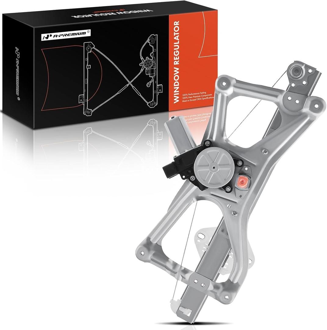 A-Premium Power Window Regulator (with 2 Pins Motor) Front Passenger Side Compatible with Honda Civic 2006-2011