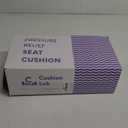 Cushion Lab Patented Pressure Relief Seat Cushion for Long Sitting Hours on Office & Home Chair - Extra-Dense Memory Foam for Soft Support. Car Pad for Hip, Tailbone, Coccyx, Sciatica - Black  