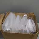 3 Sets 87 x 118 Inch Window Insulation Kit Cuttable Transparent Film with Adhesive Straps Reusable Window Plastic for Patio Winterizing Thicken Warm Winter Waterproof Attic Insulation Cover