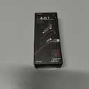 SHEZI [Upgraded 2.0] 4-in-1 Short USB C Cable 60W 0.6FT Fast Charging [480Mbps Data Sync] Flat Nylon Braided Charger Cord Combo, USB A/C to C/L Multi Charge Cable for iPhone/iPad & Most Devices, Grey