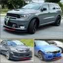 JMTBNO Universal Front Bumper Lip Splitter Spoiler Car Front Lip Compatible with Honda Civic Accord Nissan Altima Toyota Camry Corolla Dodge Challenger Nissan 350Z Camaro Ford Mustang Subaru WRX