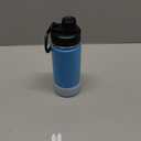 koodee Water Bottle for Kids-16 oz Stainless Steel Vacuum Insulated Sports Water Bottle for Black to School, Reuasble Metal Wide Mouth Water Flask for Girls Boys- BPA Free (Sky Blue)