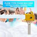 Jet Foam Machine for Party, Party Foam Machine Without Support, Foam Cannon for Garden, Pool, Indoor, Birthdays, Celebrations, and Backyard Events