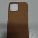 Miracase Compatible with iPhone 12 Pro Max Case, [Soft Anti-Scratch Microfiber Lining], Liquid Silicone Case Gel Rubber Shockproof Drop Protection Phone Case for 12 Pro Max, Chocolate