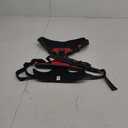 rabbitgoo Dog Harness, No-Pull Pet Harness with 2 Leash Clips, Adjustable Soft Padded Dog Vest, Reflective No-Choke Pet Oxford Vest with Easy Control Handle for Large Dogs, Red, Large 