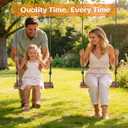 Wooden Swing,Wood Tree Swing for Adults Kids,Adjustable Climbing Rope Plus Tree Straps,24"x8"x1.2"/500LBS,Upgraded Matte Finish Wood Swing & Climbing-Grade Rope for Backyard Playground