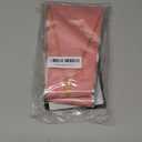 Mauproy 100 Pack Single Rose Sleeves, Flower Wrapping Bags Single Flower Packaging Bags with Ribbons for Mother's Day, Wedding, Birthday, Florist Supplies (Pink)