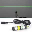 532nm Green Laser Line Module Generator Projector for Halloween Laser Swamp Pond Portal Haunted house Sawmill Woodworks Alignment 5mW