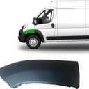 Front Top Wheel Opening Flare Trim Molding Panel Black Fits For RAM ProMaster 1500 ProMaster 2500 ProMaster 3500 Cargo Van 2023 2024 (Left Driver Side)