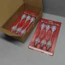 Silicone Dipped Candle Light Bulbs, 5W C7 Base Clear Chandelier Bulbs for String Lights Candle Lamp, Shatterproof Waterproof Holiday Decoration Lights for Windows, Christmas, Halloween, 12PK