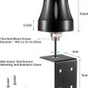 Waterproof Dual Band WiFi 2.4GHz 5GHz 5.8GHz Outdoor 5dBi RP-SMA/SMA Male Antenna for Wireless Video Security Camera Surveillance Recorder Vehicle Truck Rear View Backup Camera Reversing Monitor