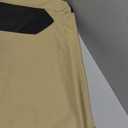 Amazon Basics Portable Folding Soft Dog Crate, Double Door, Collapsible Travel Kennel, Easy to Set Up, Sturdy, Secure, XL 42" x 31" x 31", Tan