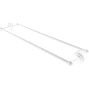 Allied Brass QN-41-BB-30 Que Collection 30 Inch Back Shower Door Towel Bar, Matte White