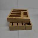 Woodenhouse Bamboo Storage Bag Organizer, 9 in 1 Sandwich Bag Organizer & Foil Wrap Dispenser with Labels  Fits Gallon, Quart, Snack [Measure Your Drawer Before Ordering]