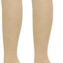 Women Thigh High Socks Cotton Warm Over the Knee Socks Long Knee High Boot Stockings Leg Warmer 3 Pack S/M