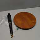 KINNARY Plant Stand Indoor, Mid Century Wood Plant Stand Plant Table for Flower Pots, Heavy Duty Metal Tall Plant Holder, Modern Home Decor Small Round Side End Table (11.8"x16")