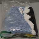 NIGOWAYS Bathroom Rugs - Shark Black Cat Shaped Bath Rugs,Soft Absorbent Rubber Backing Rug,Machine Washable Bath Mats for Bathroom Floor Tub and Shower,Blue(24 * 20inch) (1'8" x 2' (Oval))