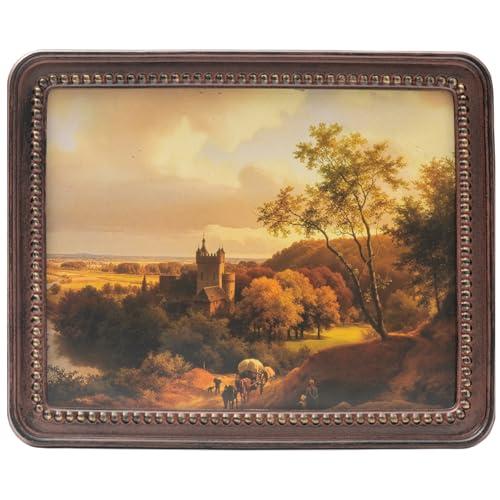 EvruCexul Vintage Picture Frame 8x10 - Brown 8x10 Picture Frame, Elegant Antique Frames 8 X 10 With Glass Front, Fancy Ornate Frame 8 x 10 For Photo Display Tabletop And Wall Mounting(Brown)