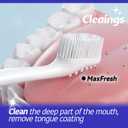 cleaings Mini Brushes-Disposable Toothbrushes with Double Cleaning Beads Toothpaste and Pick for Daily Life or Travel, 20 Count-Mixed FlavorPack of 5