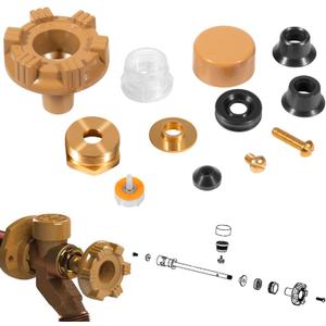 RK-17MH Repair Kit Metal Handle,Outside Faucet,Compatible with Woodford Model 17