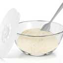 Keway 4.7 Quart Large Glass Mixing Bowl with Lid,Large Glass Bowl for Sourdough Bread Making,Kitchen Salad Bread Storage