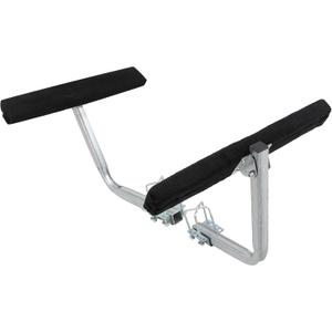 Boat Trailer Guides 2 Foot Bunk Boards Kit - 24 Inch Carpeted Guide On Tilting Side Bunks for High Beam, Box or C-Channel Trailers with Mounting Frames and Hardware