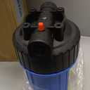 iSpring HB18B Whole House Water Filter Housing, 10" x 4.5" Universal Housing for Whole Home Water Filtration w/ 1" NPT Ports Pre-Filtration System