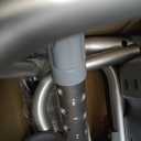 Drive Medical 12011KD-1 Tub Transfer Bench For Bathtub, Height Adjustable Shower Bench with Backrest, Shower Shower Chair Bath Seat for Elderly, Seniors, Arm Support for Transfer, 400 Weight Cap