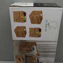 12x12in Storage Baskets Set of 4 Water Hyacinth Baskets,Foldable Handwoven Storage Cubes,Wicker Cube Baskets Laundry Organizer Totes for Home