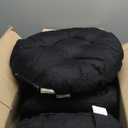 Fumete 16 Inch Round Floor Cushions for Kids and Toddlers, Flexible Seating Classroom Furniture Floor Pillow for Home, Daycare, Preschool, Yoga and Meditation(Black, 8 Pcs)