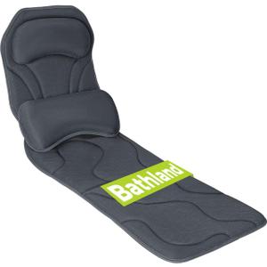 Bathland Full Body Bath Pillow for Tub  Extra Long & Thick Tub Pillow with Head, Back & Lumbar Support, 168 NonSlip Suction Cups, Soft 5D Mesh Spa Cushion, Fits All TubsGift for Soaking