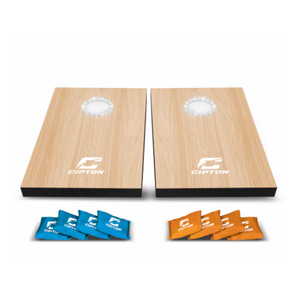 Cipton 3 x 2 ft Cornhole Board Set - Portable Outdoor Toss Game for Adults & Family - Choose Your Style