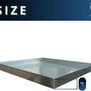 Heavy-Duty Galvanized Steel Drain Pan Premium, Rust-Resistant HVAC Condensate Pan Leak-Proof for Maximum Protection Without Hole Options (22" x 22" x 2")