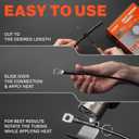 Dowire Heat Shrink Tubing Kit - 3:1 Ratio - Adhesive Lined - Wire Shrink Wrap Tubing - Waterproof Marine Grade Shrink Tube - 200 PCS - Black, Red