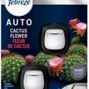 Febreze Vent Clip AUTO Car Air Freshener, Up to 40 Days, Odour Eliminator, Cactus Flower Scent, 2-CLIPS