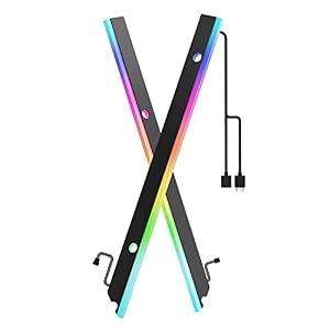 AsiaHorse ARGB Light Strip for Motherboard, 24 Independent Addressable RGB, 5V 3-pin Aura Sync, Lightsaber-X Led PC Parts Kit Compatible with Micro-ATX