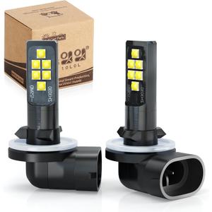 10L0L Golf Cart Headlight Bulb for EZGO 1994+, Club Car DS 1999+ and Club Car Precedent 2004+, 12V Head Light Bulb, Relace OEM 101988101, 74004-G01 Pack of 2