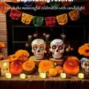 Homemory 12pcs Remote Timer LED Tea Lights Candles, 400+Hours Flickering Flameless Battery Votive Tealights for Tabletop Lighting, Centerpieces Decor, Holiday, White Base