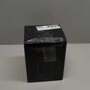 BAYKA 21 Ounce 0.6 Liter French Press Coffee Tea Maker Small, Heat Resistant Thickened Borosilicate Glass Stainless Steel Single Serve Brewer, Cold Brew Cafetera Teapot, Dark Pewter