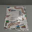 EVERYDAY KIDS Toddler Fitted Sheet and Pillowcase Set -Choo Choo Train- Soft Breathable Microfiber Toddler Sheet Set (2 Piece)