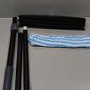 Pet Hair Removal Rubber Broom with Squeegee, Carpet Rake for Pet Hair with 59" Telescoping Long Handle, Fur Remover Rake for Carpet, Hardwood Floor, Tile