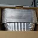 Aluminum Foil Pans 9x13 Disposable 30 Pack Half Size Aluminum Foil Heavy Duty deep Steam Table Pan, Tin foil Turkey Sheets Tray Chafing Grill Accessories for Cooking, Baking, Storing, Food Prepping