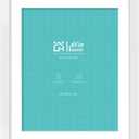 LaVie Home 20 x 24 Poster Frame White, Display Pictures 16x20 with Mat or 20x24 Without Mat, Stable and Sturdy Picture Frame and Polished Plexiglass, Horizontal and Vertical Format of The Wall1 Pack