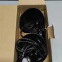 SUNVIE 2 Pack Up Lights Indoor Floor Can Light Uplighting Indoor Spotlight with 2700K GU10 Bulb Accent Lighting Floor Uplighting for Home Plant Picture, UL Listed 5.9 FT Plug Cord & Foot Switch (Black)