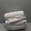 Asuexpect Oversized King Bedspread 128x120 Extra Wide Lightweight Bedding Set California King Bedspread Reversible Quilt Soft Coverlet for All Season, King/Cal King, 3 Piece, White Cream